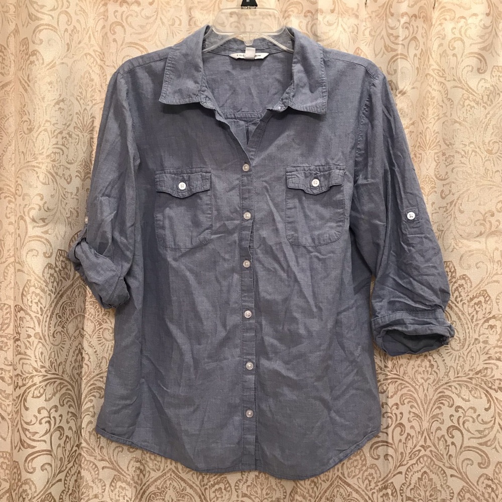 Croft and Barrow chambray button down shirt